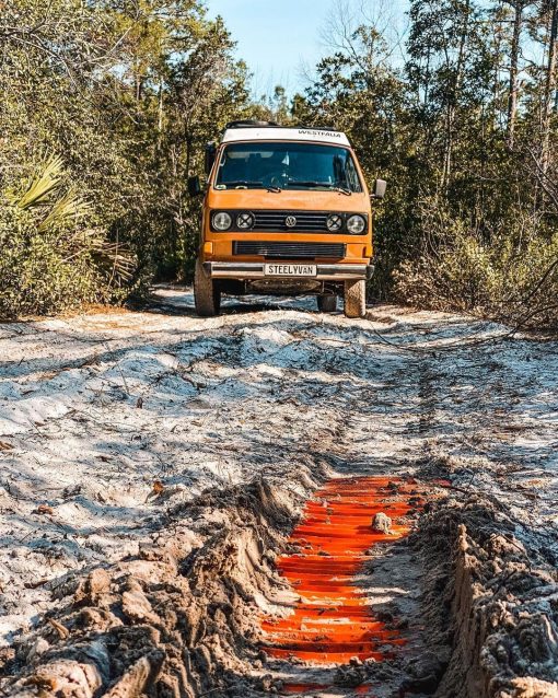 Tablas de traccion GoTreads Regular - Par de Alfombras de Traccion Plegables y Compactas para Camping, Off-Roading y Nivelacion de Vehiculos - Naranja - Imagen 9
