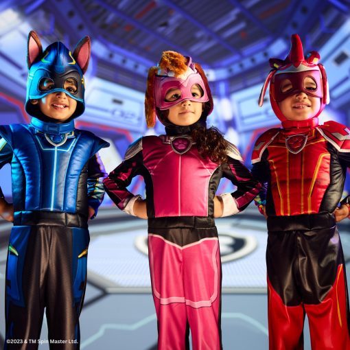 Disfraz Deluxe de Skye para Ninos Pequenos, Disfraz Oficial de Paw Patrol para Halloween con Armadura y Diadema, Tamano (4-6x) - Imagen 5