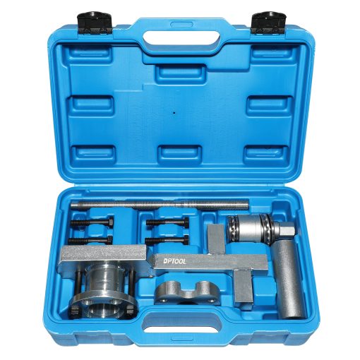 Herramienta de extraccion e instalacion de polea del ciguenal, desmontador de amortiguador de ciguenal compatible con Jaguar Land Rover 3.0 V6, 5.0 V8 303-1437 303-1438 303-1439 303-1440 303-1441