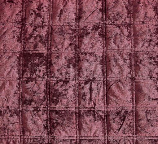 Chezmoi Collection Piers Juego de Colchas de Terciopelo Borgoña King Oversized, Set de 3 Piezas de Ropa de Cama de Terciopelo Desgastado Todo el Año - Reversible de Microfibra Cepillada con Doble Cuadrado de Costura - Imagen 4