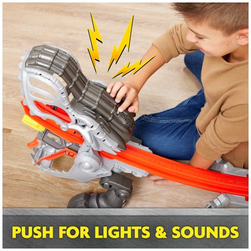 Monster Jam ThunderROARus Drop Playset con Monster Truck Exclusivo, Mas de 6 Pies de Altura, Luces y Sonidos, Juguetes de Dinosaurios para Ninos y Ninas de 4-6+ anos - Imagen 5