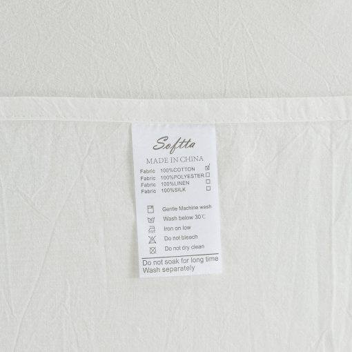 Falda de Cama Suave Cal King Blanco Volantes Borlas Boho Ropa de Cama Bohemia para Ninas 100% Algodon Lavado 1 Falda de Cama + 2 Fundas de Almohada - Imagen 8