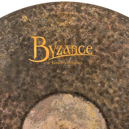 Platillo Extra Dry Thin Crash de 18" Byzance de Meinl ? Hecho en Turquia ? Martillado a mano en bronce B20, garantia de 2 anos, individual (B18EDTC) - Imagen 4