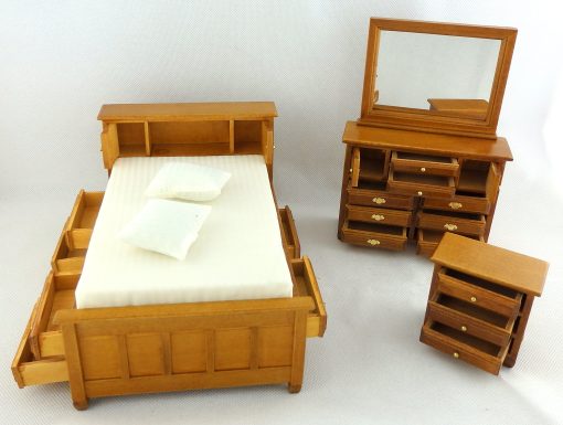 Set de Dormitorio en Miniatura de 3 Piezas Dunham de Aztec Imports, Inc. - Imagen 5