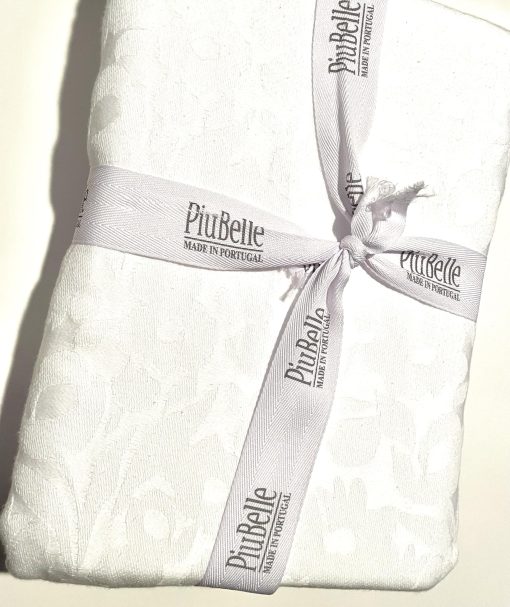 Colcha Edredon Texturizada de Matelasse de Lujo para Hotel, Todas las Estaciones, Ligera, 100% Algodon Portugal Piubelle Piu Belle (Tamano Queen (Estandar de EE. UU.), Fantasia), Blanco - Imagen 5