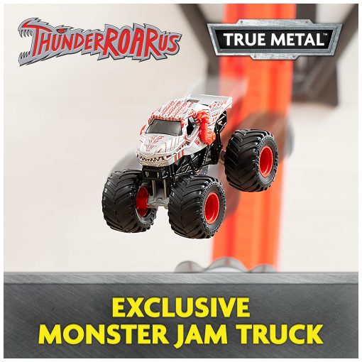 Monster Jam ThunderROARus Drop Playset con Monster Truck Exclusivo, Mas de 6 Pies de Altura, Luces y Sonidos, Juguetes de Dinosaurios para Ninos y Ninas de 4-6+ anos - Imagen 3