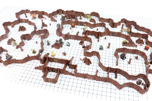 Sistema de Cavernas Modulares Dirt Cheap Dungeons - Set de Ogro para Construccion de Terreno de Juego de Rol de Mesa para Dungeons & Dragons, Pathfinder, Juegos de Guerra, y Mas!