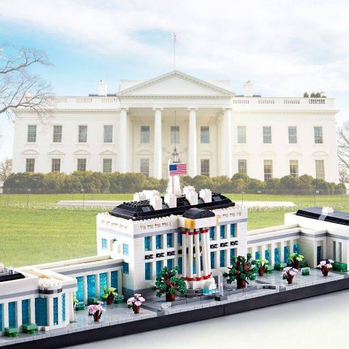 Juguetes de Bloques de Construccion de la Casa Blanca JXRLMB para Adultos 3520 PCS Juego de Coleccion de Monumentos de la Capital de EE. UU. Juguetes para Ninos de 14+