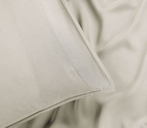 Juego de sabanas Stylinen 100% organicas de eucalipto tamano California King 4 piezas, Lyocell de Tencel, suaves y transpirables, bolsillos profundos de 16 pulgadas, 1 ajustable, 1 plana, 2 fundas de almohada (California King, marfil) - Imagen 7