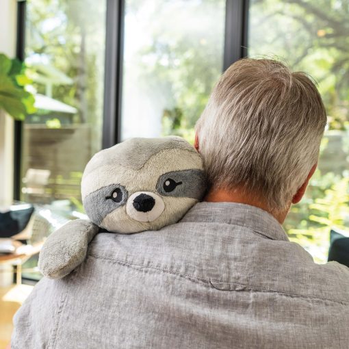 HUGIMALS Sam The Sloth 4.5 lb Peluche Pesado Lindo con Peso de Confort Grande sin Aroma para Todas las Edades - Ninos, Adolescentes y Adultos - Imagen 2
