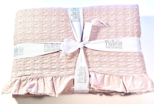HOME GOODS Piubelle Piu Belle Portugal 100% Algodon-Hotel Lujo Matelasse Todo Estacion, Colcha Ligera Cubrecama Tejida con Patrones en Relieve (Queen (Estandar EE.UU.), Rosana), Blanco - Imagen 2