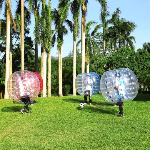 Pelota Inflable SZCQ Bumper ONE 1.2M/4ft de Diametro Balones de Futbol Burbuja para Ninos Pelotas de Juego Inflables Juguetes Golpeadores Humanos Bola Knock Zorb al Aire Libre - Imagen 4