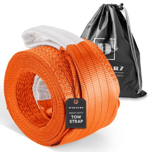Cuerda de Remolque Resistente 20 pies 200000 lbs - Dawnerz Cuerda de Remolque 6 m 100 Toneladas Estadounidenses para Camion Autobus y Tractor