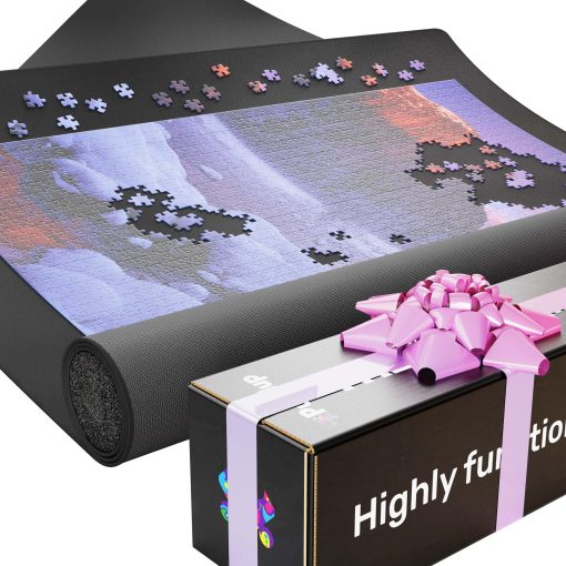 Tapete de Rompecabezas Puzzlup Rollup 3000 Piezas - 37 x 59 Pulgadas - Tapete Portatil Antideslizante para Rompecabezas - Tapete Grande de Rompecabezas Premium para Rompecabezas de 2000 o 3000 Piezas