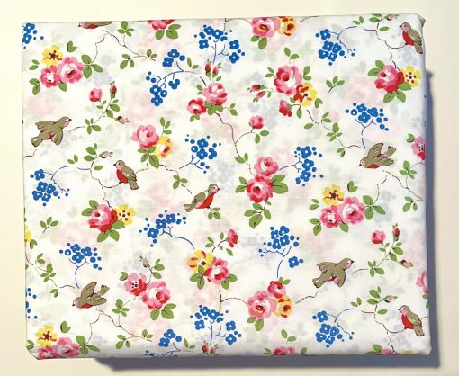 Juego de sabanas London Home Luxury Collection 4 Piezas 200tc Rose Flora 100% Algodon Percale Fresco y Ligero, Ropa de Cama (Bird Floral Multi, Queen (Estandar EE.UU.)) - Imagen 3