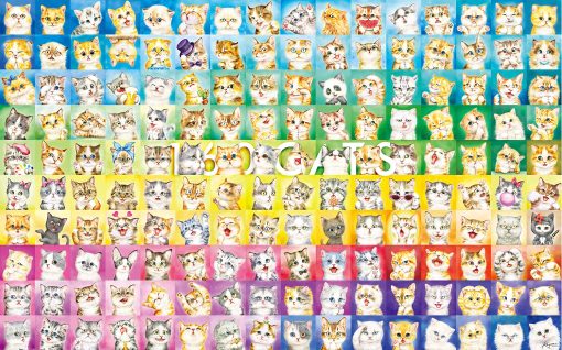 Rompecabezas Pintoo 4000 Piezas para Adultos - Kayomi - 160 Gatos Rompecabezas de Plastico para Decoracion del Hogar Zero Dust Facil Almacenamiento [H2090]