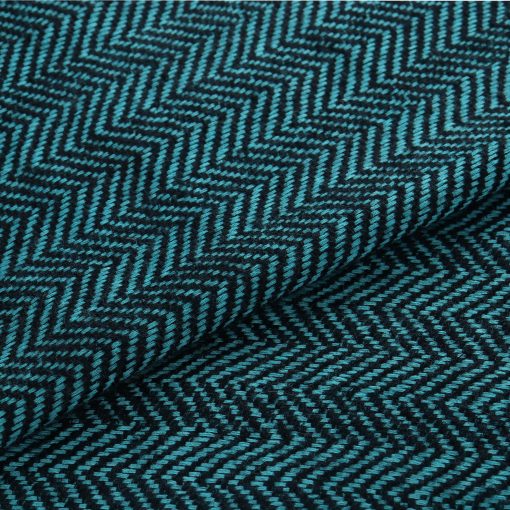 Chal de Cachemira Pura, Lanzamiento, Manta, Envoltura Ultra Suave, Manta para Sofa, Cama y Viajes, (40" X 82") Espiga (Verde turquesa & Negro) - Imagen 6