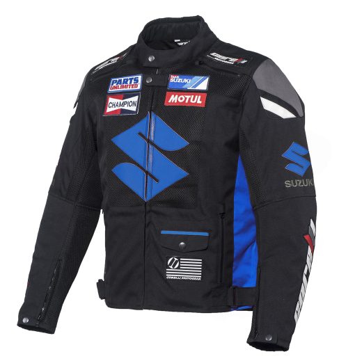 Chaqueta textil Corelli MG Suzuki azul (as1, alpha, x_l, regular, regular) - Imagen 3