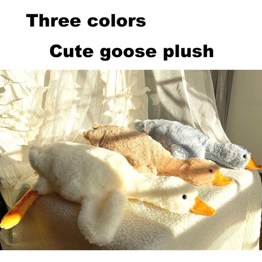 Peluche de Ganso Pequeno ? Pack de 3 Peluches de Ganso de 20 Pulgadas, Linda Almohada de Peluche de Ganso - Imagen 6