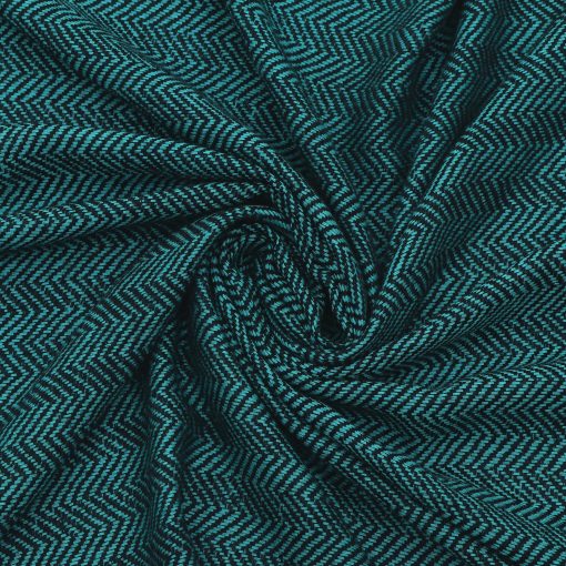 Chal de Cachemira Pura, Lanzamiento, Manta, Envoltura Ultra Suave, Manta para Sofa, Cama y Viajes, (40" X 82") Espiga (Verde turquesa & Negro) - Imagen 7
