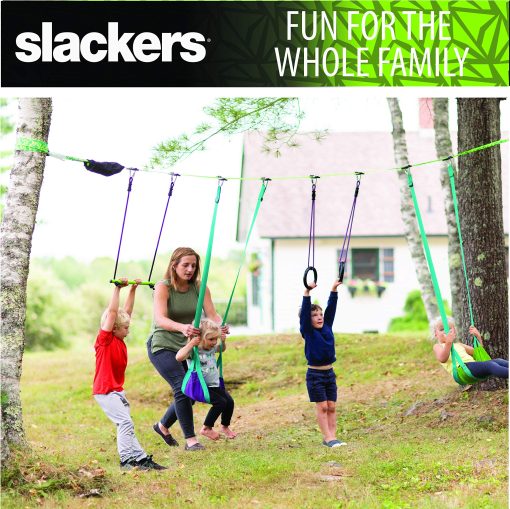 Linea de Columpios slackers - Convierte arboles saludables en el perfecto columpio de jardin - Kit de Linea de Columpios slackers - Excelente adicion de columpio de arbol a cualquier jardin - Recomendado para edades 3+ - Imagen 5