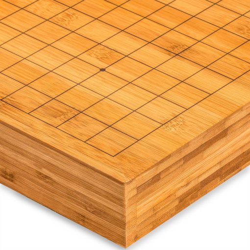 Set de Juego de Go de Bambu de Yellow Mountain Imports Reversible de 2 Pulgadas 19x19 / 13x13 con Piedras Doblemente Convexas de Yunzi de 9.2 mm y Cuencos de Bambu - Juego de Estrategia Clasico (Baduk/Weiqi) - Imagen 5