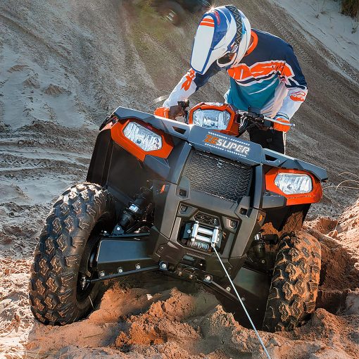 Malacate Impermeable ZESUPER de 4500 lb con Cable de Acero y Guia Hawse, con Control Remoto Inalambrico - Imagen 7