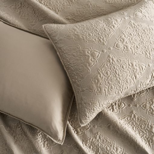 Juego de Edredon de Seda Satinada Maravillosa 5 Piezas Lujo Fundas Nordicas Reversibles Bordado Damasco Floral Paisley Patron Ligero Cubrecamas Set de Ropa de Cama con Funda de Almohada y Fundas de Almohada - Imagen 5