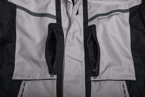 Chamarra de moto de turismo Tourmaster Transition impermeable y transpirable con proteccion acolchada - Imagen 4