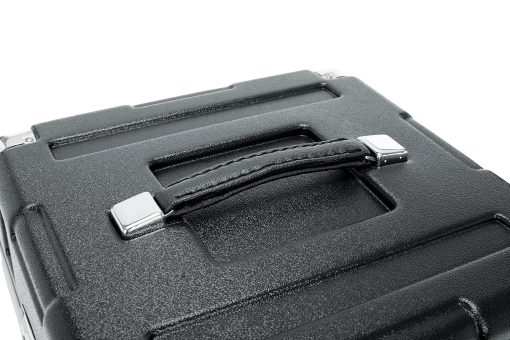 Estuche rigido para microfonos Gator Cases; Capacidad para (4) Sistemas de Microfonos Inalambricos con Estantes de Media Rack y Almacenamiento para (4) Receptores de Mano (GM-4WR) - Imagen 9