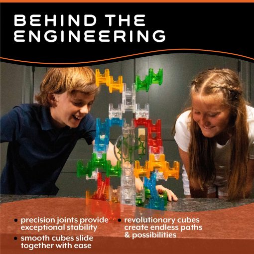 MindWare Q-BA-Maze Bright Lights - Juego de Laberinto de Canicas STEM - Recomendado para Ninos y Ninas de 6 anos en Adelante - Regalo Educativo - Imagen 4