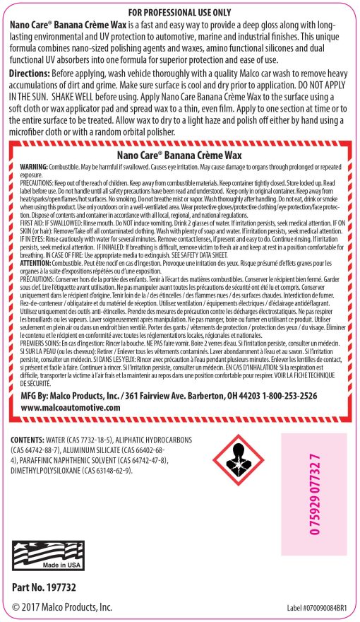 Cera de Platano Malco Nano Care - Brillo Profundo y Proteccion UV Duradera/Para Acabados Automotrices, Marinos e Industriales / 1 Galon (197701) - Imagen 2