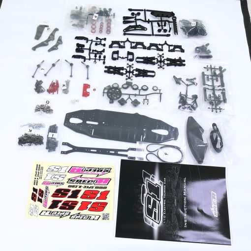 Kit de chasis de marco de coche de turismo electrico 1:10 RC 1/10 4WD Spec-R S1 - Imagen 3