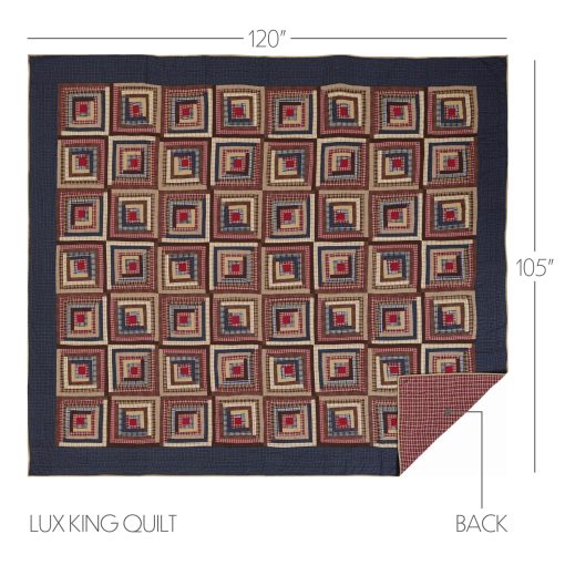 Edredon de lujo VHC Brands 29188 Braxton tamaño King 105x120 - Imagen 2
