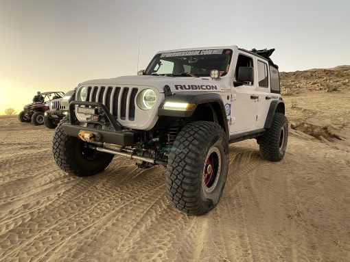 SPIDERWEBSHADE Malla superior para parasol Jeep compatible con Jeep JLU 4 puertas (2018 - actual) Hecho en los EE. UU. Malla superior para parasol Accesorio para Jeep (Beige) - Imagen 2