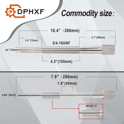 Kit de herramientas desmontadoras de embrague primario y secundario DPHXF. Contiene 12 modelos y tamanos diferentes de herramientas desmontadoras de embrague. Adecuado para carritos de golf, Kawasaki, Arctic Cat, Can-Am, motocicletas Polaris - Imagen 6