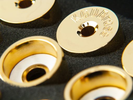 Kit de ajuste para trompeta para mejorar el sonido. Para todas las trompetas Yamaha & Stomvi. Personalizado KGUBrass (PESADO, Banado en Oro 24K) - Imagen 3