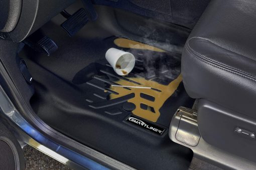 Juego de alfombrillas SMARTLINER a medida para la primera fila de asientos Negro Compatible con Nissan Altima 2019-2023 - Imagen 6