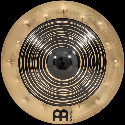 Platillo de China Meinl Cymbals Classics Custom Dual de 18", Acabado Oscuro y Brillante - Hecho en Alemania - para Rock, Metal y Fusion, Garantia de 2 Anos (CC18DUCH) - Imagen 2