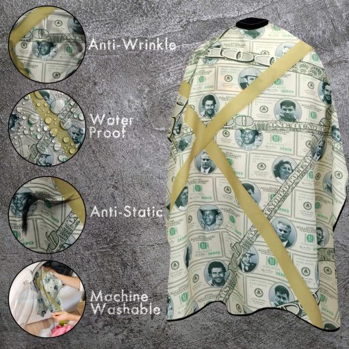 Capa King Midas Empire Boss Money - Talla unica - Capa duradera y ligera (elastica, verde) - Imagen 4