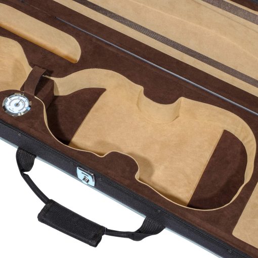 Estuche de viaje para violin MI&VI NF-5001 super ligero de 1.5kg (Tamano 3/4) con tiras reflectantes de seguridad | Higrometro | Correas de hombro ajustables | Concha Dura | Espuma de alta densidad - MIVI Music - Imagen 6