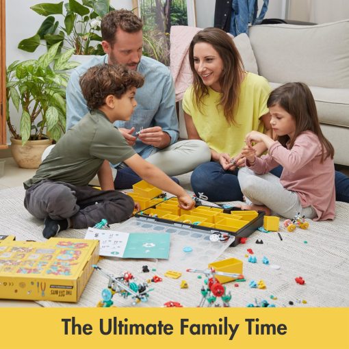 Kit de Familia Off Bits Steam Toys, Juegos Educativos de Construccion de Juguetes para Stem para Clase, Conjuntos de Construccion de Juegos y Diversion en Grupo, Regalos de Navidad y Cumpleaños para Niños de 6 7 8 9+ - Imagen 6