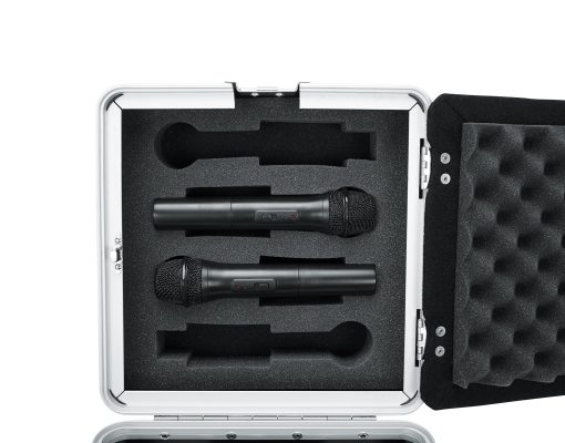 Estuche rigido para microfonos Gator Cases; Capacidad para (4) Sistemas de Microfonos Inalambricos con Estantes de Media Rack y Almacenamiento para (4) Receptores de Mano (GM-4WR) - Imagen 8