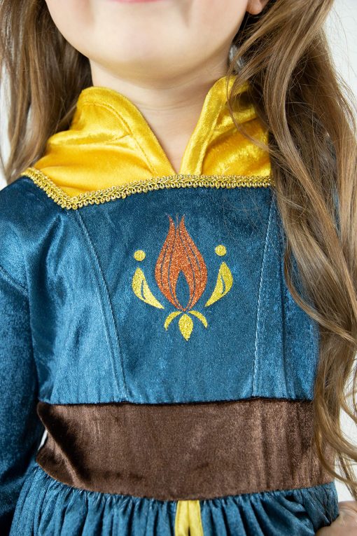Disfraz de Princesa Alpina Deluxe de Little Adventures para Ninas con Tallas (Mediana de 3-5 anos) - Disfraz para Ninos Lavable a Maquina para Juego y Fiestas sin Brillo - Imagen 5
