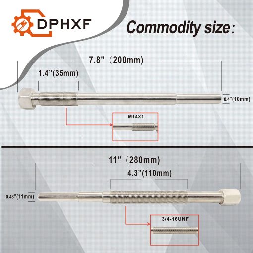 Kit de herramientas desmontadoras de embrague primario y secundario DPHXF. Contiene 12 modelos y tamanos diferentes de herramientas desmontadoras de embrague. Adecuado para carritos de golf, Kawasaki, Arctic Cat, Can-Am, motocicletas Polaris - Imagen 3