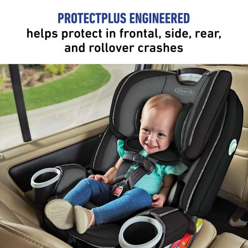 Asiento de auto Graco 4Ever DLX 4 en 1 | Asiento de bebe a nino pequeno, con 10 anos de uso, Joslyn, 20x21.5x24 pulgadas - Imagen 3