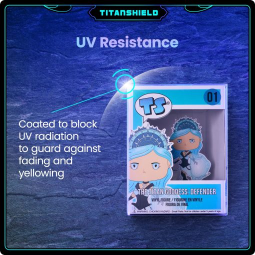 Protector de Manga TitanShield 0.5mm Platinum Resistente a los Rayos UV y a los Rasgunos Compatible con Figuras de Funko - 4" Pulgadas Pop! Vinilo (60 Unidades) - Imagen 3