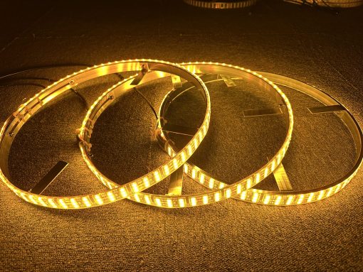 Sando Tech 15.5‘’ Triple Row Dream Chase Color Led Wheel Ring Light Dance Fow Million Colors Shift Rim Light Strobe Tire Light Bluetooth&Remote Ctrl - Compatible with Polaris Slingshot - Imagen 8