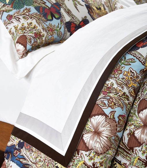 Juego de sabanas Casa Bolaj disenado para sonar, sabanas de saten 100% algodon egipcio, coleccion de lujo estilo moderno de hotel, 400 hilos (Blanco, King) - Imagen 5