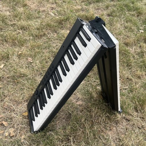 Piano Electronico Plegable MAGICON BX20S de 88 Teclas, Teclas Semipesadas de Tamano Completo, Portatil, con Sensibilidad al Tacto, Soporte USB/MIDI, Bluetooth Inalambrico, Altavoces, Pedal, Bolsa de Transporte, para Principiantes (NEGRO+) - Imagen 3